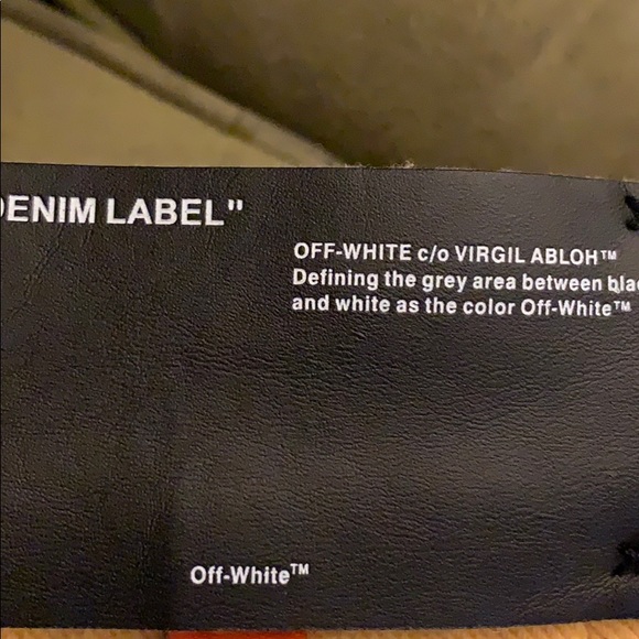 Off white yellow jeans - Picture 3 of 5